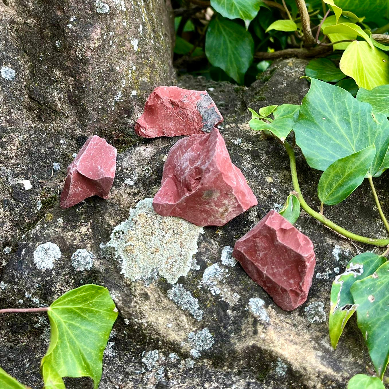 ROTER JASPIS Rohstein