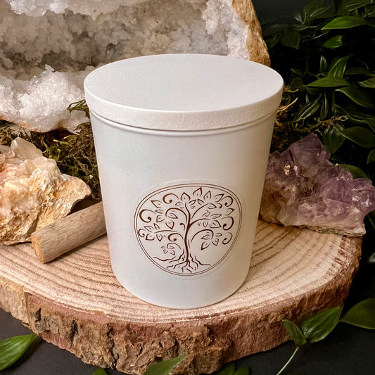 WHITE LID for scented candle