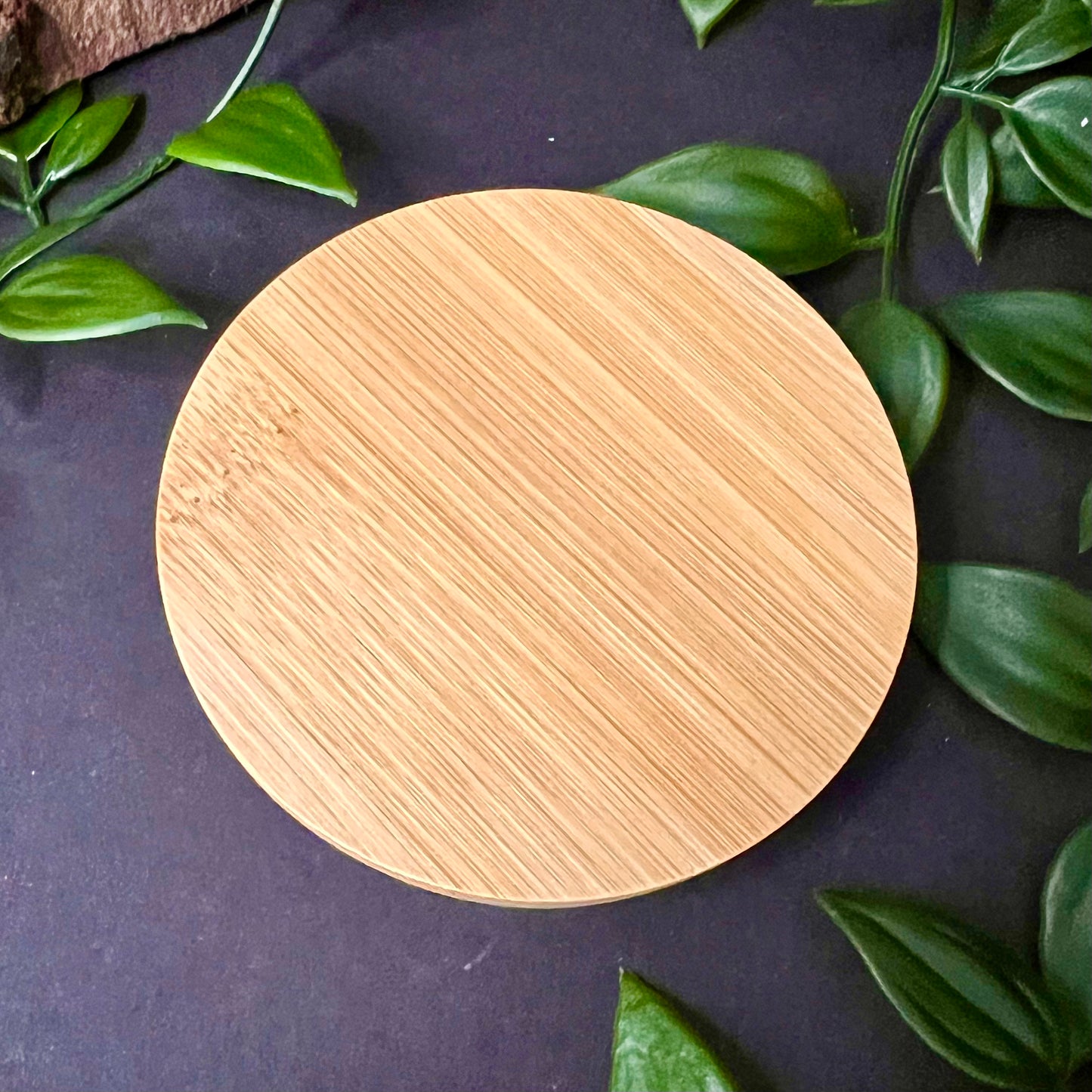LID BAMBOO for scented candle