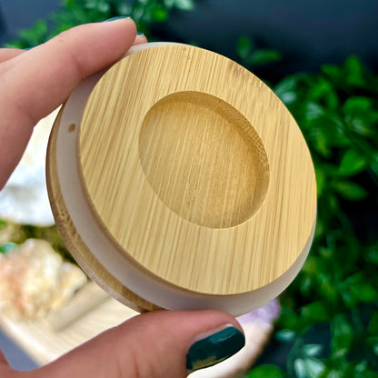 LID BAMBOO for scented candle